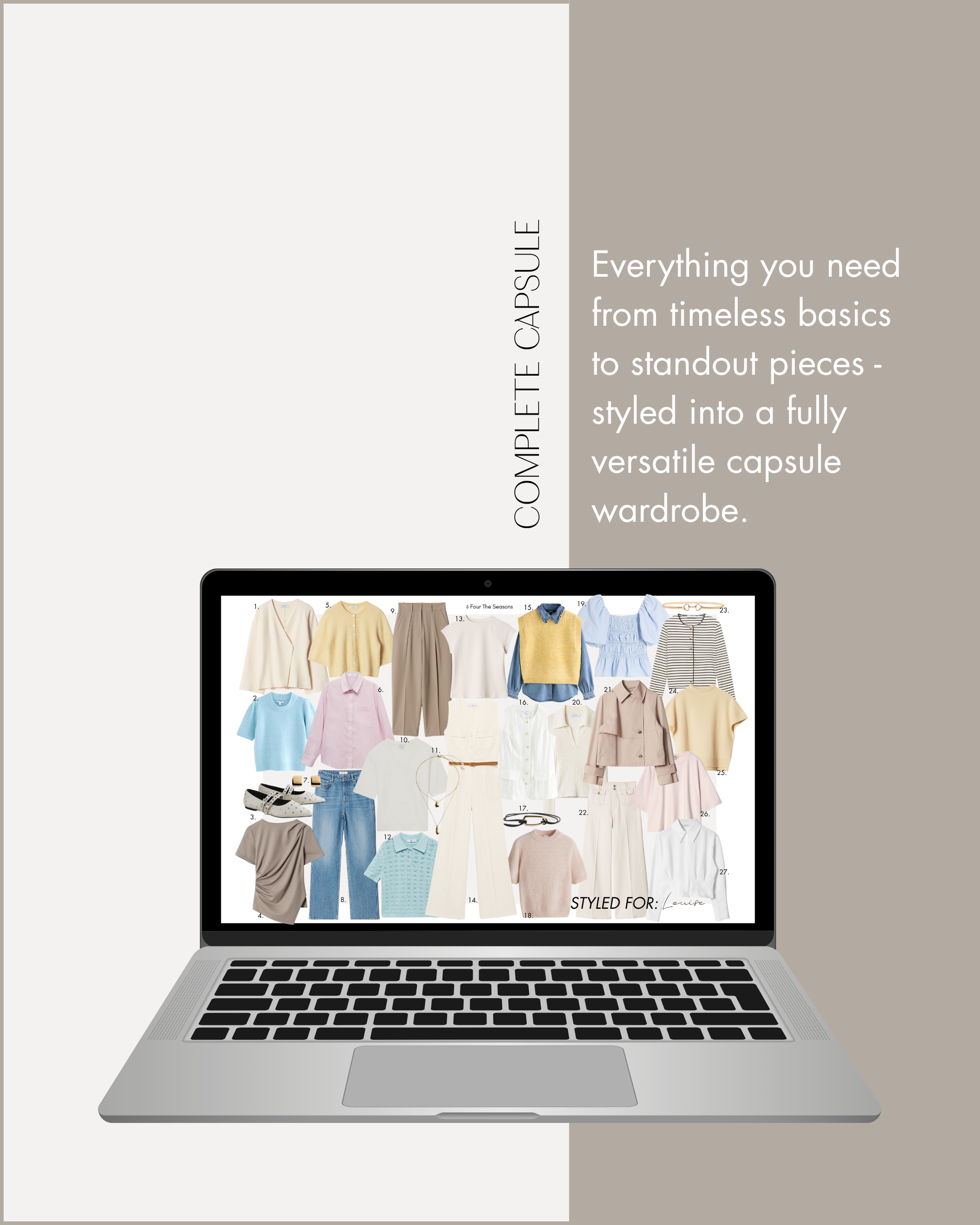 Complete Capsule Wardrobe Styling Package